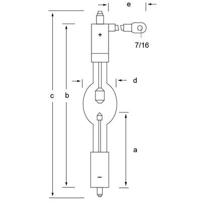 Philips LTI LTIX-2500W-HS - 2500W Standard Xenon Lamp